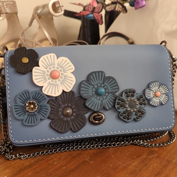 CUSTOM MADE Dinky w/ Tea Rose in Cornflower Blue - Picture 8 of 16